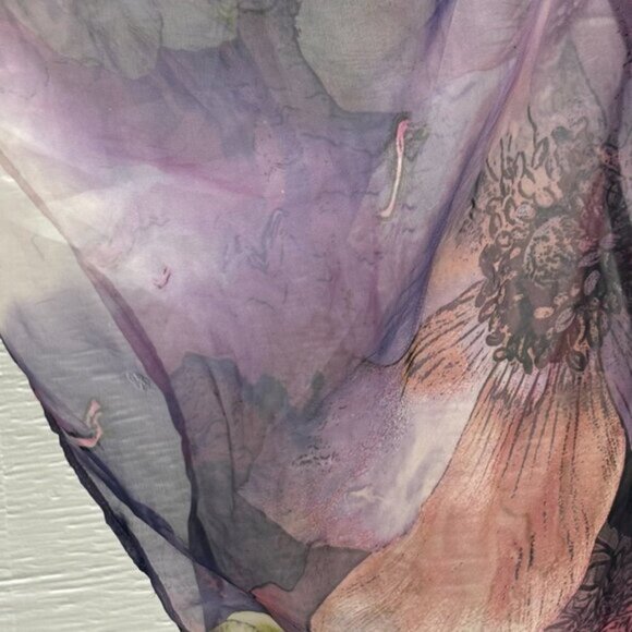 Julian Love Fairy Dress Beach Cover Sheer Mermaidcore - Picture 6 of 10